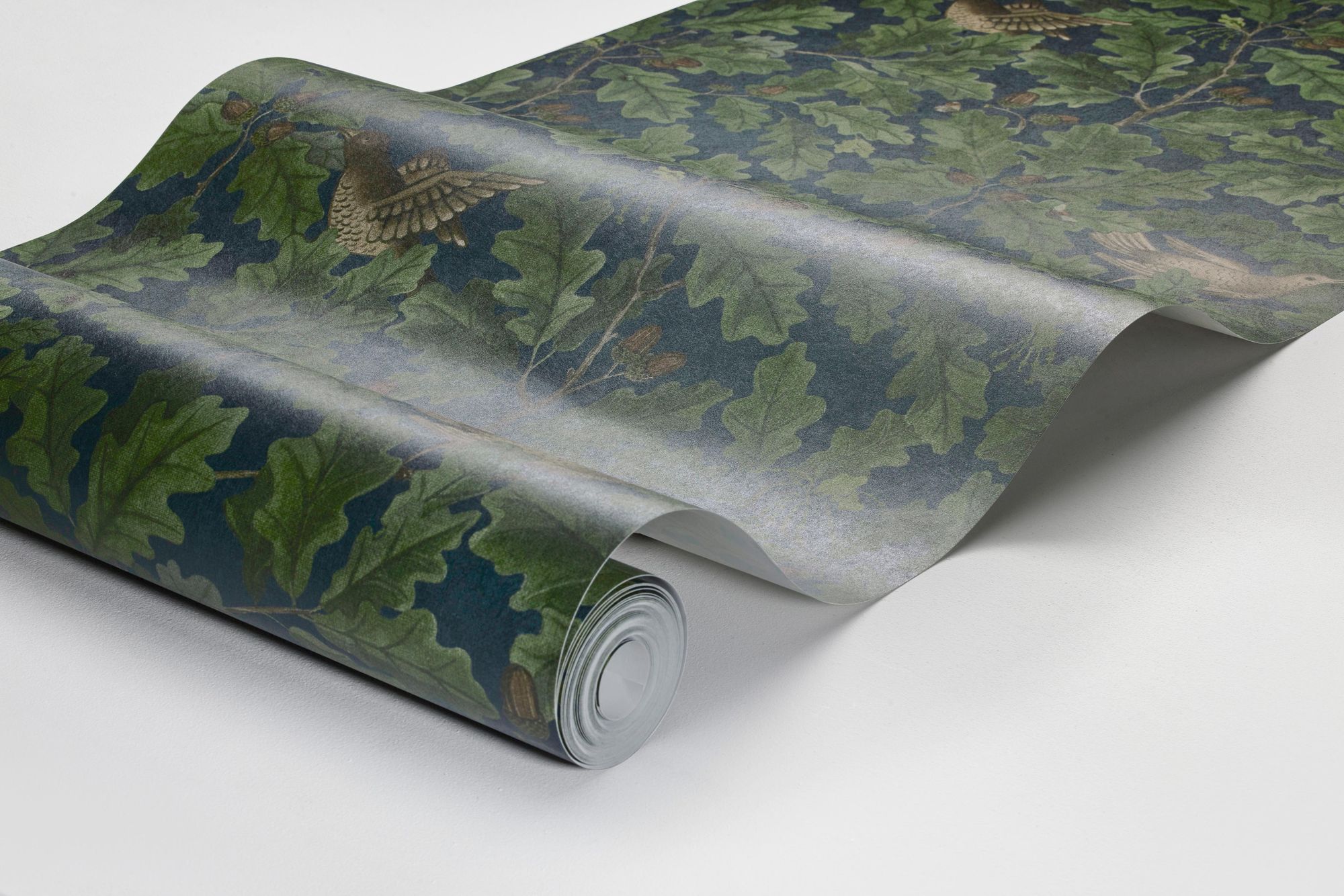 2050 In the Oak Multicoloured Icons Wallpaper by Boråstapeter