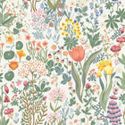 2053 Blomsterhav Multicoloured Icons Wallpaper by Boråstapeter