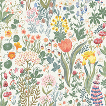 2053 Blomsterhav Multicoloured Icons Wallpaper by Boråstapeter