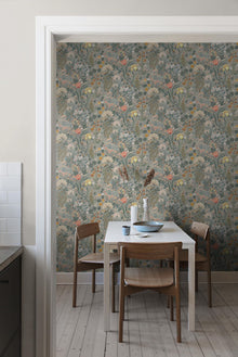 2054 Blomsterhav Multicoloured Icons Wallpaper by Boråstapeter