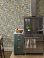 2054 Blomsterhav Multicoloured Icons Wallpaper by Boråstapeter