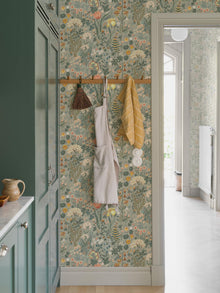 2054 Blomsterhav Multicoloured Icons Wallpaper by Boråstapeter