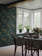 2055 Blomsterhav Multi and Blue Wallpaper by Boråstapeter