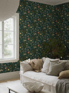 2055 Blomsterhav Multicoloured Icons Wallpaper by Boråstapeter