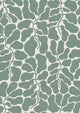 My Secret Garden Light Green and White Graphics Wallpaper by Boråstapeter