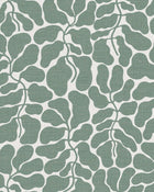 2073 My Secret Garden Light Green and White Graphics Wallpaper by Boråstapeter