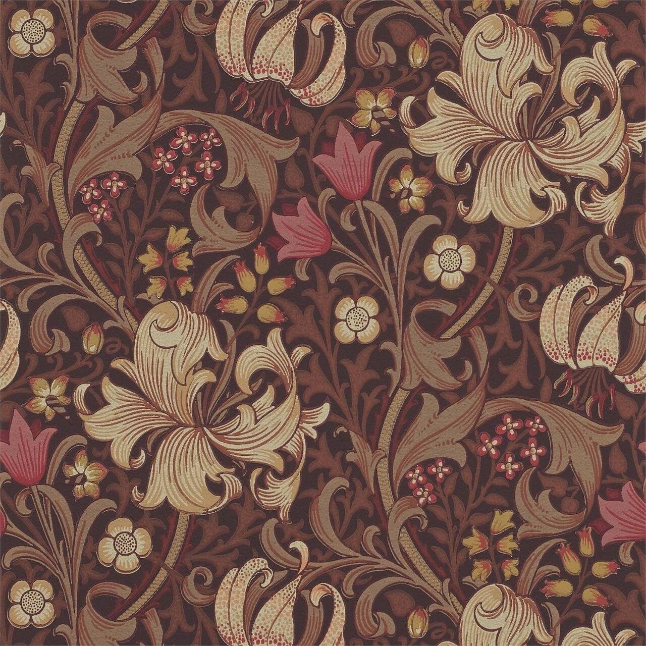 210402 Golden Lily Archive Wallpapers by Morris & Co