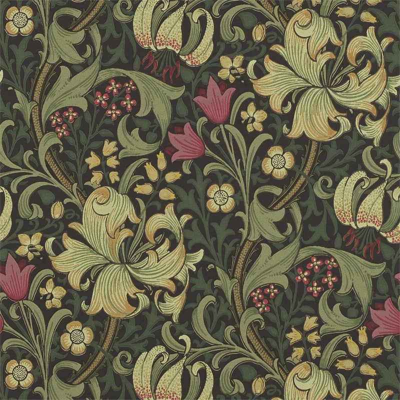 210403 Golden Lily Archive Wallpapers by Morris & Co