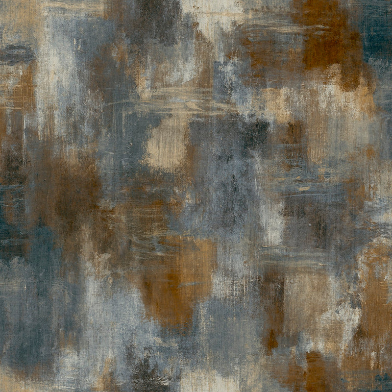 Abstract Texture Blue Paul Moneypenny Wallpaper by Grandeco