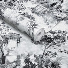 2109-153-03 Pavilion Stone Grey Wallpaper By 1838 Wallcoverings