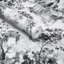 2109-153-03 Pavilion Stone Grey Wallpaper By 1838 Wallcoverings