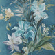 Pavilion Lilliana Peacock Blue Wallpaper By 1838 Wallcoverings