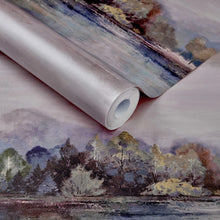 2109-155-03 Pavilion Lakeside Sunset Pink Wallpaper By 1838 Wallcoverings