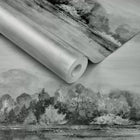 2109-155-04 Pavilion Lakeside Pewter Grey Wallpaper By 1838 Wallcoverings
