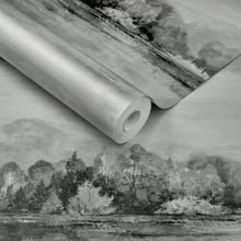 2109-155-04 Pavilion Lakeside Pewter Grey Wallpaper By 1838 Wallcoverings