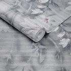 2109-158-01 Pavilion Trailing Magnolia Mist Grey Wallpaper By 1838 Wallcoverings