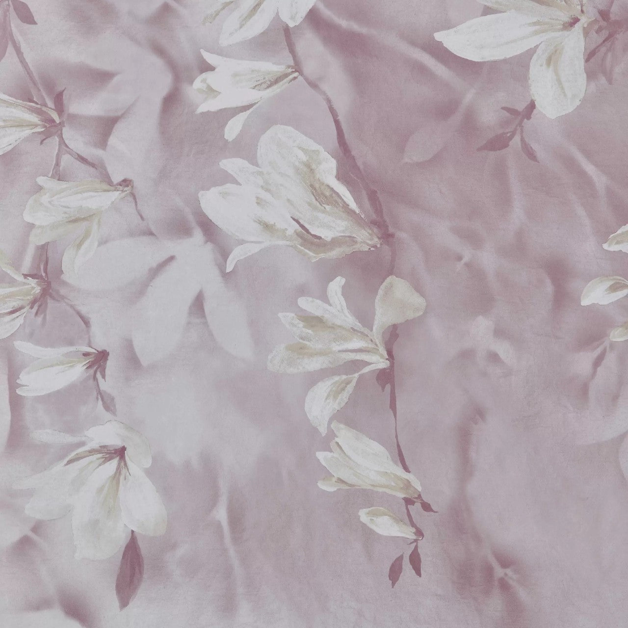 2109-158-02 Pavilion Trailing Magnolia Blush Pink Wallpaper By 1838 Wallcoverings