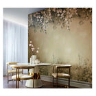 2109-158-04 Pavilion Trailing Magnolia Burnished Gold Wallpaper By 1838 Wallcoverings