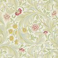 Leicester Marble and Rose Wallpaper by Morris & Co