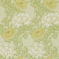 Chrysanthemum Archive II Wallpaper by Morris & Co
