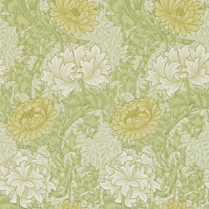 212545 ( DARW212545 ) Chrysanthemum Archive II Wallpaper by Morris & Co
