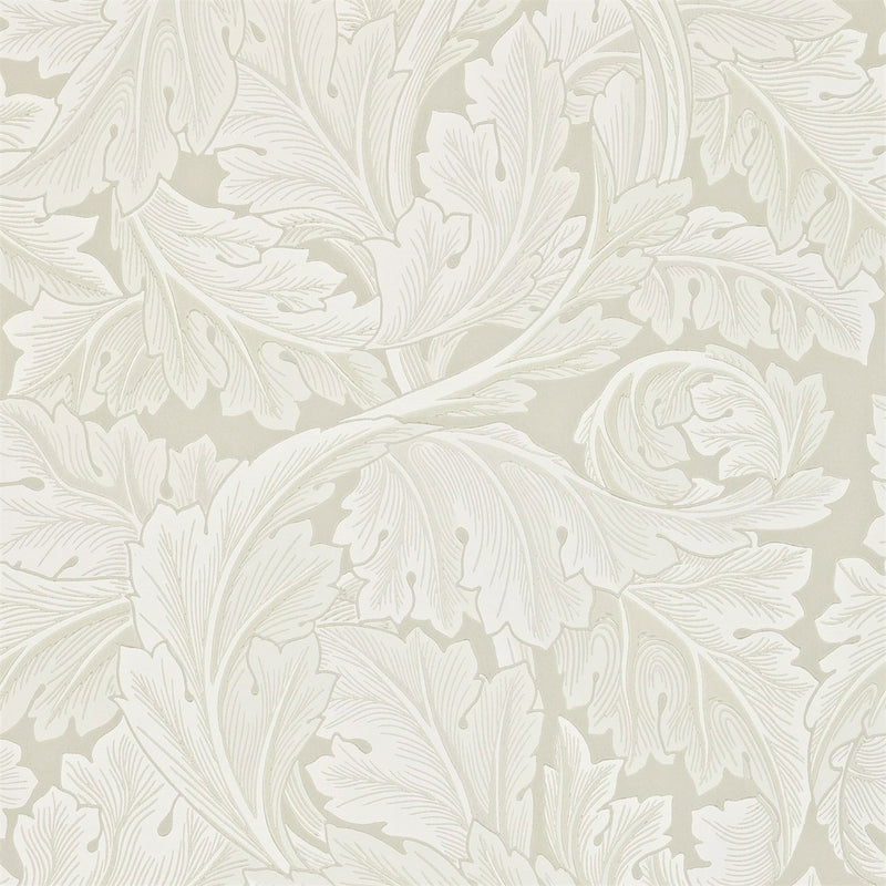 212554 Acanthus Morris & Friends Chalk Wallpaper by Morris & Co