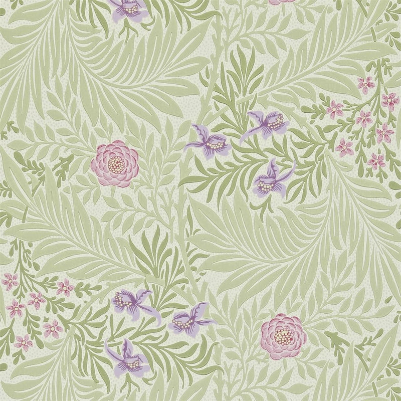 212555 ( DARW212555 ) Larkspur Archive II Wallpaper by Morris & Co