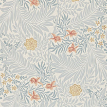 212556 Larkspur Morris & Friends Slate & Russet Wallpaper by Morris & Co