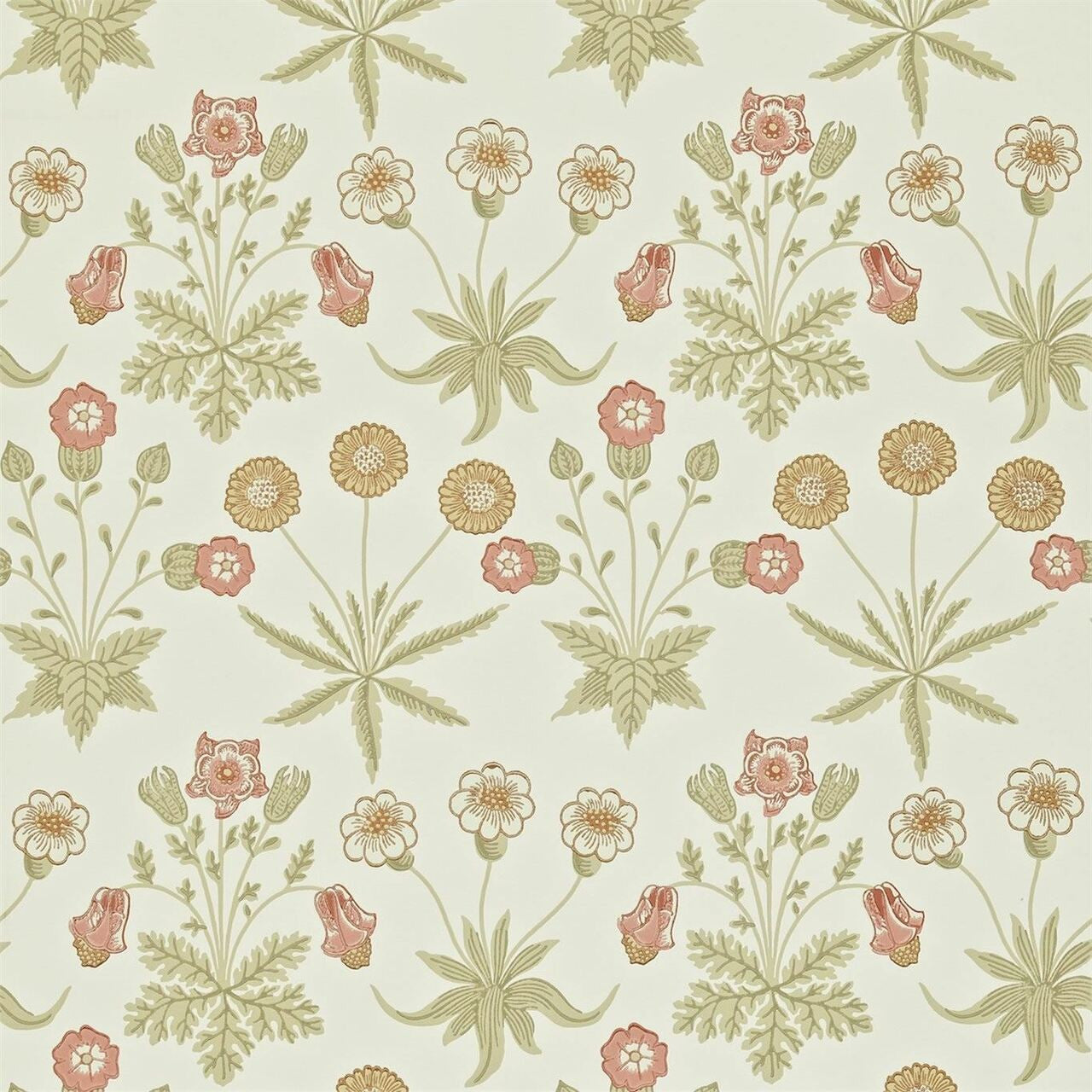 212560 ( DARW212560 ) Daisy Archive II Wallpaper by Morris & Co