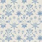 212561 Daisy Morris & Friends Blue & Ivory Wallpaper by Morris & Co