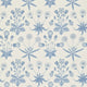 Daisy Morris & Friends Blue & Ivory Wallpaper by Morris & Co