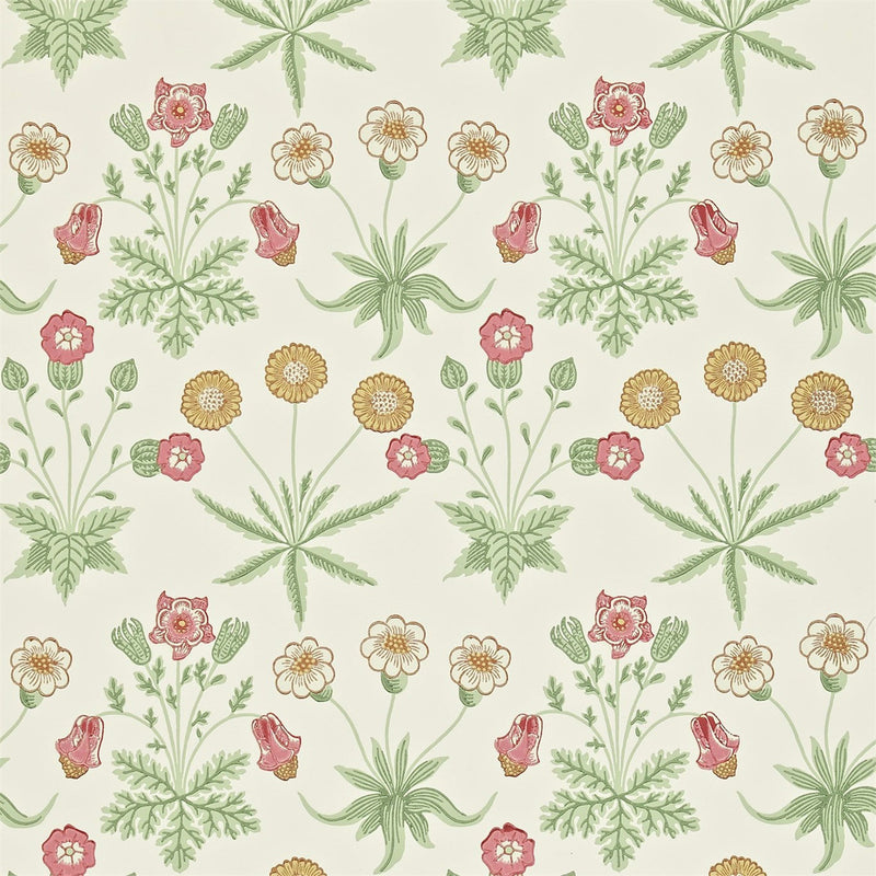 212562 Daisy Morris & Friends Willow & Pink Wallpaper by Morris & Co