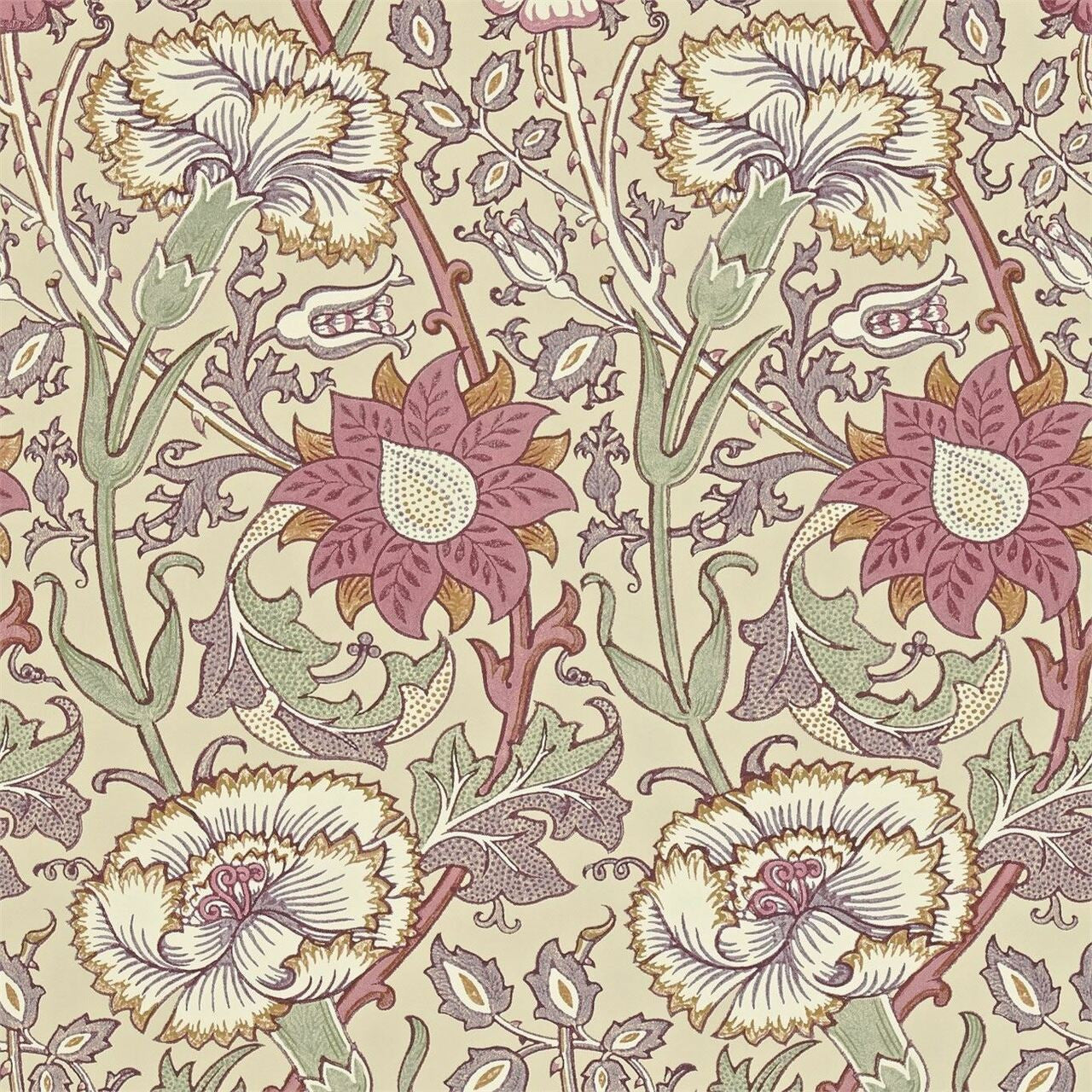 212566 ( DARW212566 ) Pink and Rose Archive II Wallpaper by Morris & Co