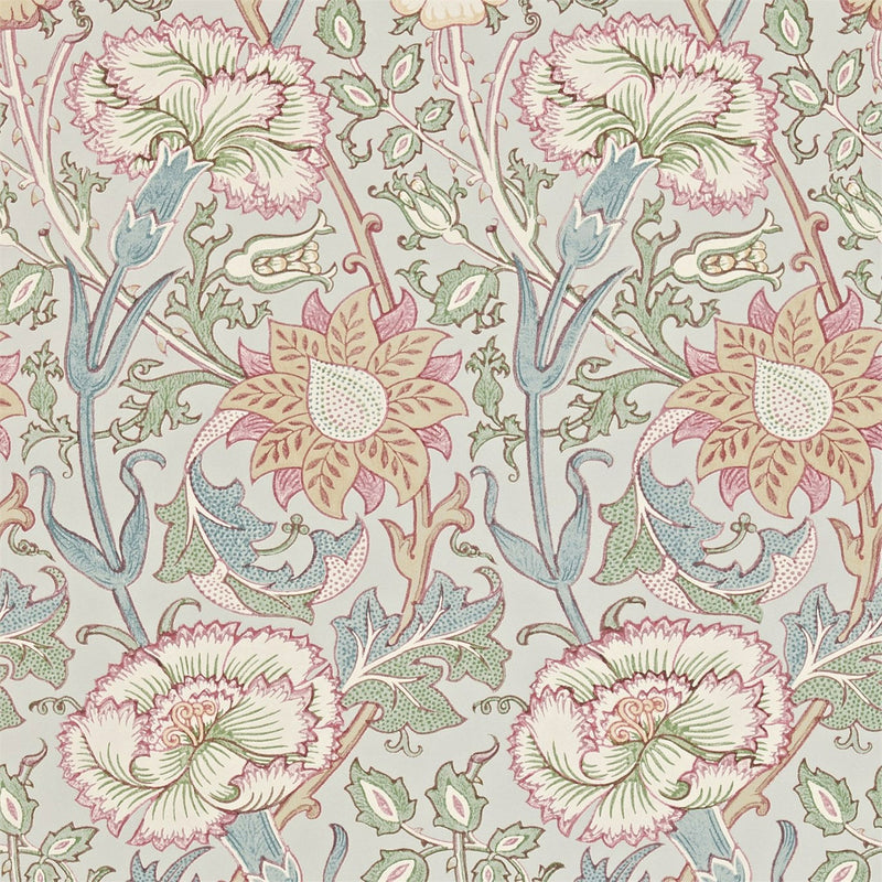 212568 Pink & Rose Morris & Friends Eggshell & Rose Wallpaper by Morris & Co