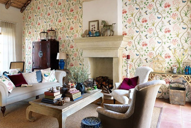 213387 ( DVOY213387 ) Clementine Voyage of Discovery Wallpaper by Sanderson