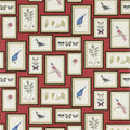 Picture Gallery Red Wallpaper by Sanderson
