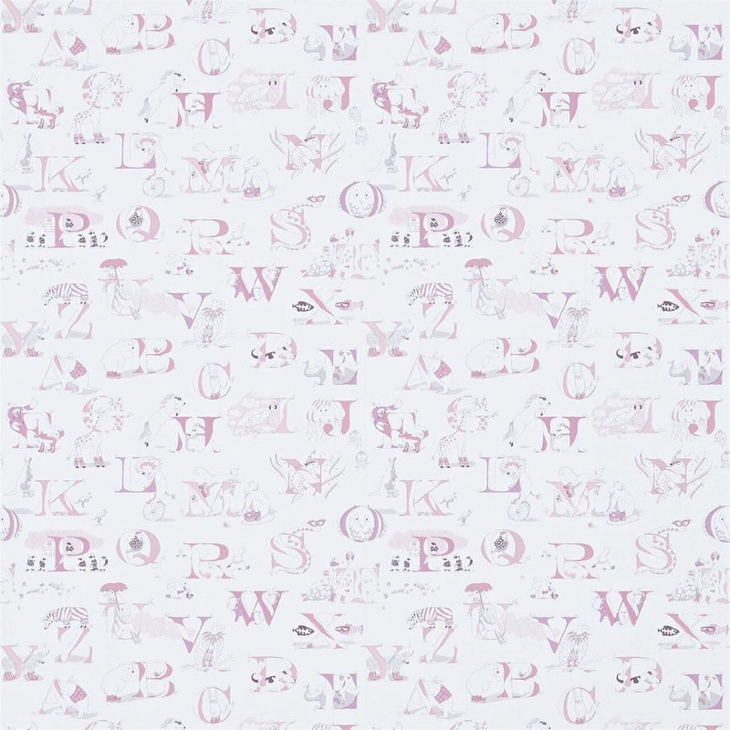 214024 ( DLIT214024 ) Alphabet Zoo Abracazoo Wallpaper by Sanderson