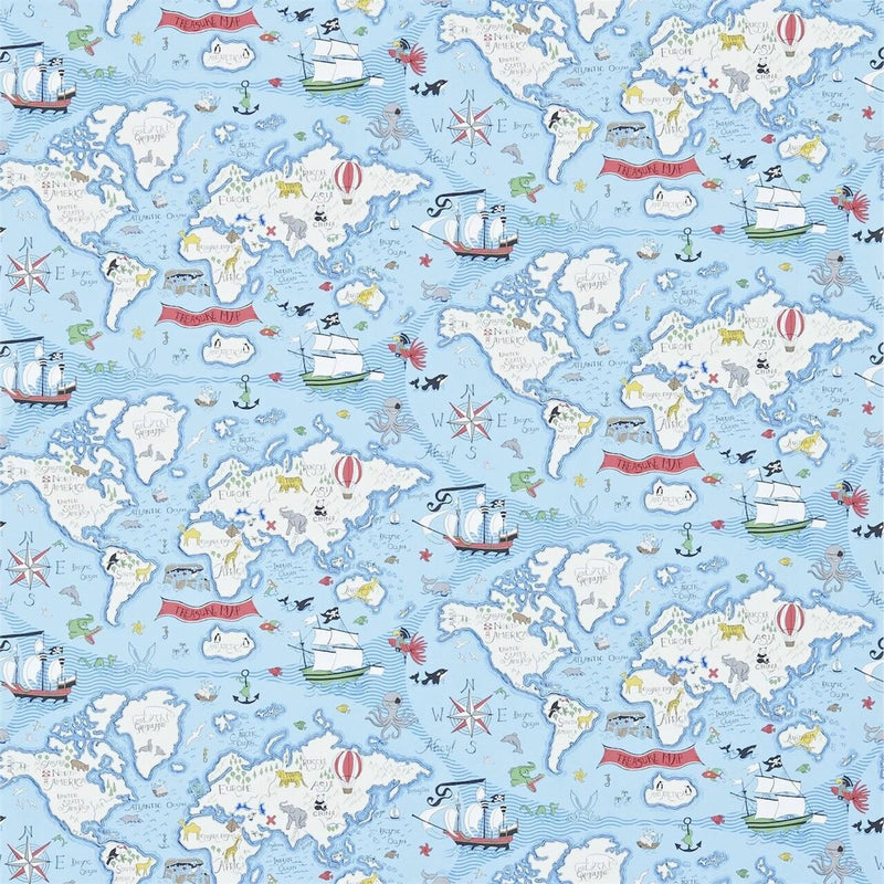 214038 ( DLIT214038 ) Treasure Map Abracazoo Wallpaper by Sanderson