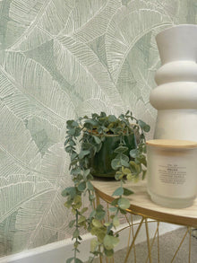 2140 Anaya Leaf Green Wallpaper by Belgravia
