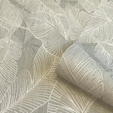 2142 Anaya Leaf Grey Wallpaper by Belgravia