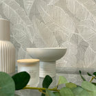 2142 Anaya Leaf Grey Wallpaper by Belgravia