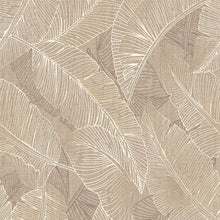 2143 Anaya Leaf Taupe Wallpaper by Belgravia