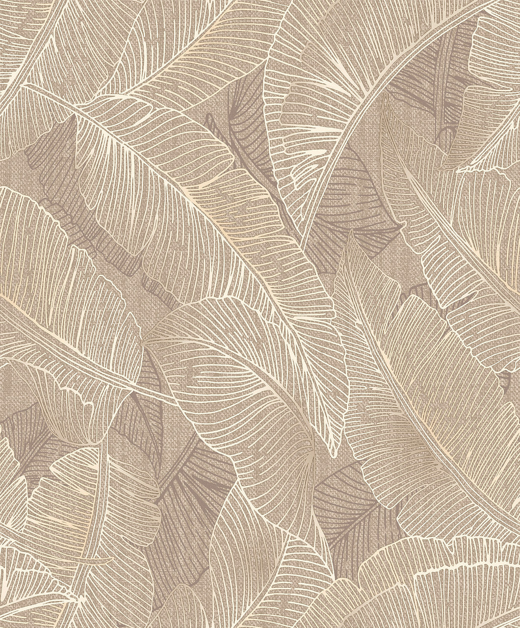 2143 Anaya Leaf Taupe Wallpaper by Belgravia