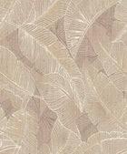 2143 Anaya Leaf Taupe Wallpaper by Belgravia