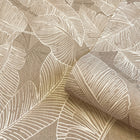 2143 Anaya Leaf Taupe Wallpaper by Belgravia