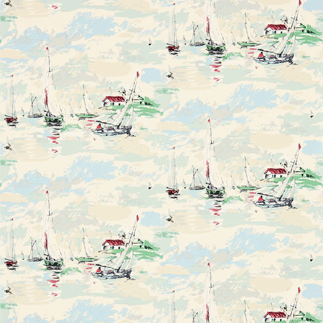 214588 ( DVIN214588 ) Sail Away Vintage 2 Wallpaper by Sanderson