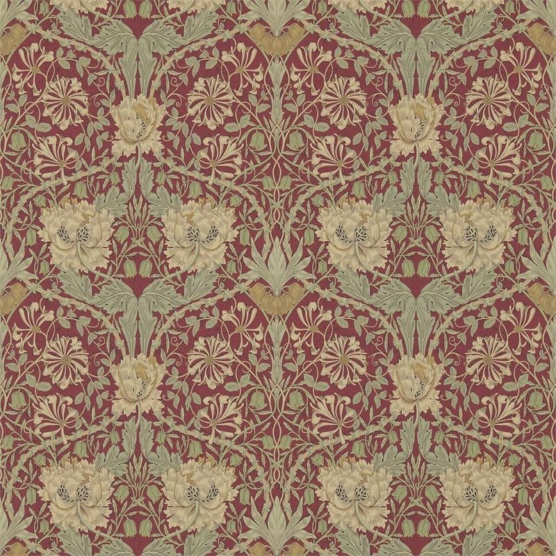 214700 ( DM3W214700 ) Honeysuckle & Tulip Archive III Wallpaper by Morris & Co