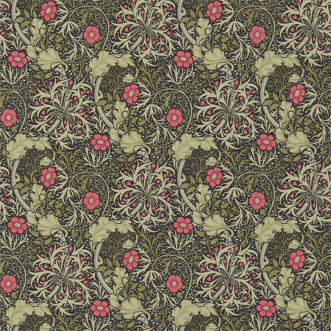 214716 ( DM3W214716 ) Morris Seaweed Archive III Wallpaper by Morris & Co