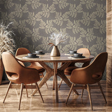 2148 Anaya Fern Charcoal Wallpaper by Belgravia