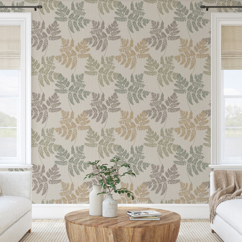 2149 Anaya Fern Green Wallpaper by Belgravia
